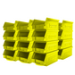 Storage Compat Plastic Stacking Bins for storage Zeus 1PLZ06, 6.30 x 3.74 x 2.95 inches (24-Pack)