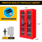 Durable Metal Safety Cabinet with High-Powered Magnet and Adjustable Shelves - 40.28 x 21.85 x 78.74 inches, 1,764 lbs Capacity - FAA140401