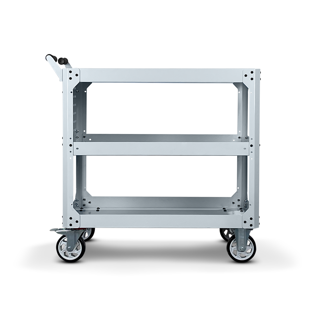 Heavy Duty Industrial Cart FCR009100 with Swivel and Fixed Casters - FCR0091