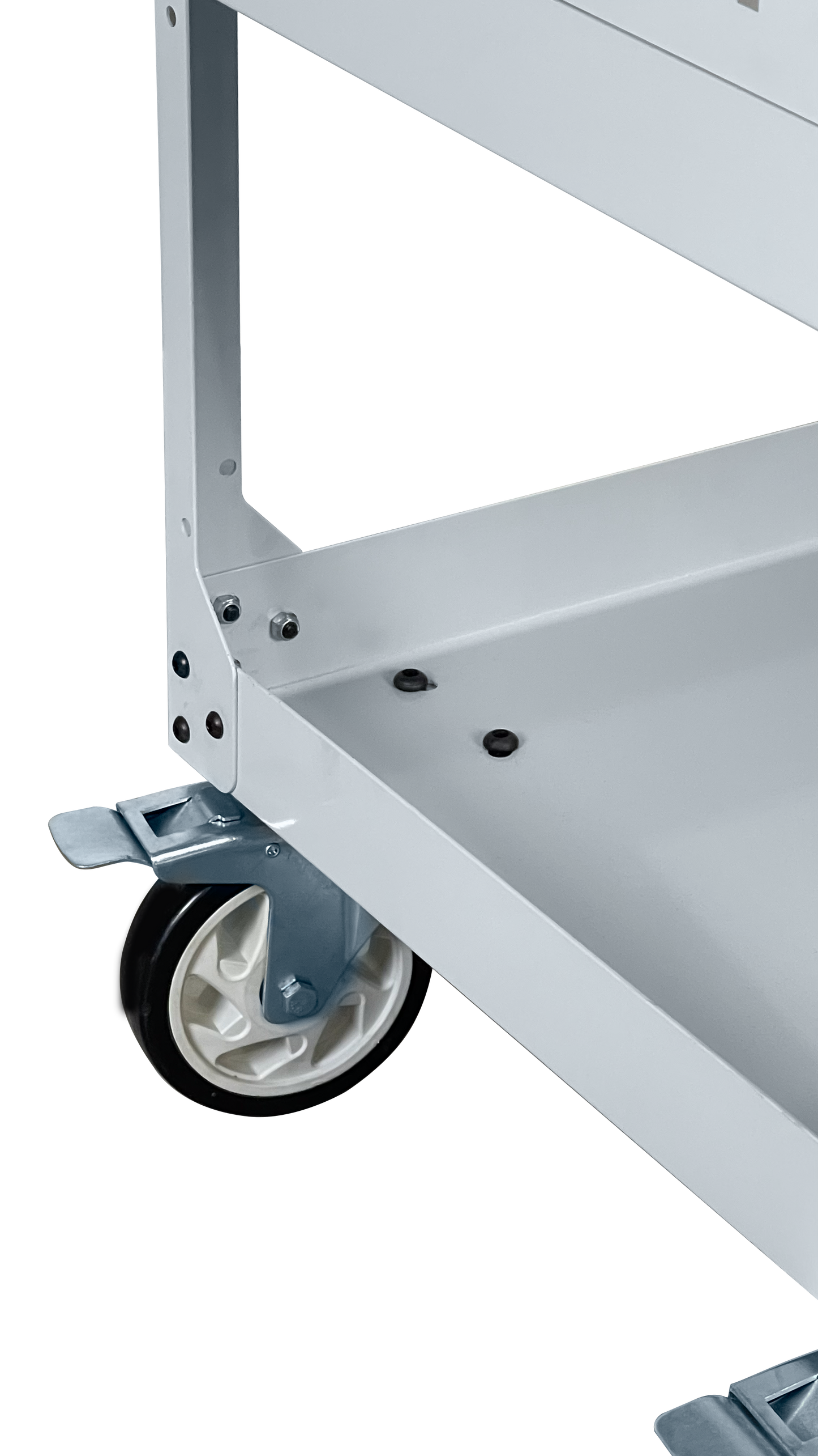 Heavy Duty Industrial Cart FCR009100 with Swivel and Fixed Casters - FCR0091