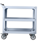Heavy Duty Industrial Cart FCR009100 with Swivel and Fixed Casters - FCR0091