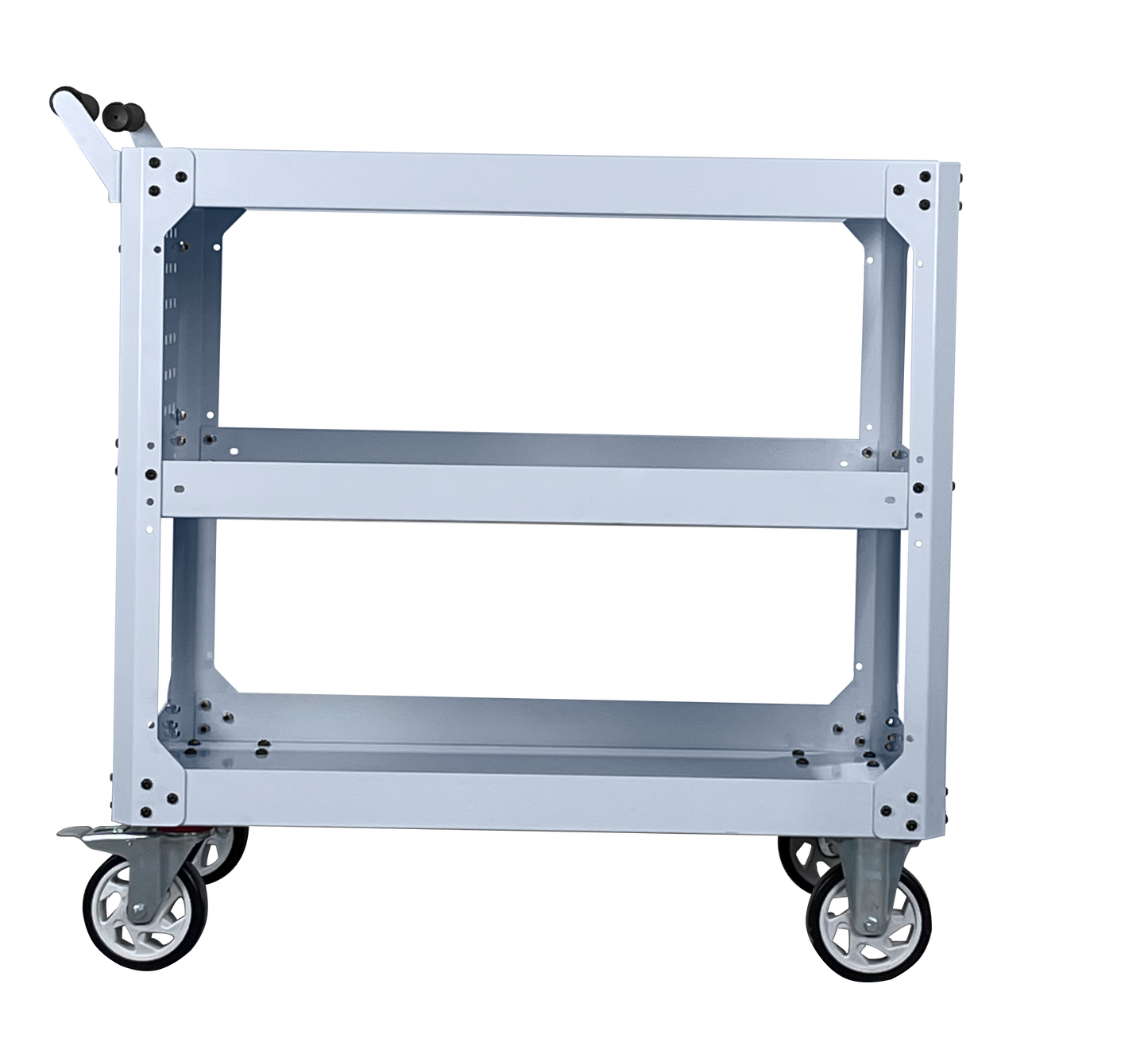 Heavy Duty Industrial Cart FCR009100 with Swivel and Fixed Casters - FCR0091
