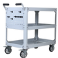 Heavy Duty Industrial Cart FCR009100 with Swivel and Fixed Casters - FCR0091