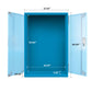 Heavy Duty Steel Organizer With Adjustable Shelves, Bins & Three Point Lock - FAK104051
