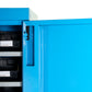 Heavy Duty Steel Organizer With Adjustable Shelves, Bins & Three Point Lock - FAK104051